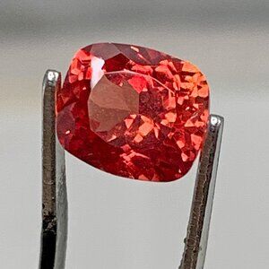 Certified Fire Sapphire Gemstone